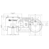 FEBI BILSTEIN rugótömb, légrugózás FEBI BILSTEIN 179004