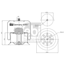 FEBI BILSTEIN Vezérműlánc FEBI BILSTEIN 45811 kormányvezérlő és kiegészítői