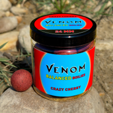 Feedermania Venom Balanced Boilies Crazy Cherry 20mm (V0135-101) bojli, aroma