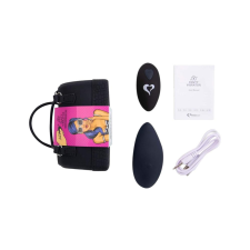 FeelzToys Panty - akkus, rádiós csiklóvibrátor (fekete) vibrátorok
