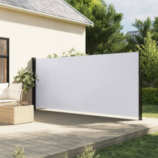  Fehér behúzható oldalsó napellenző 180 x 500 cm kerti bútor