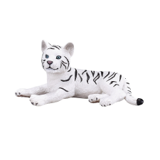 Fehér bengáli tigris kölyök figura játékfigura