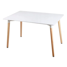  Fehér étkezőasztal BERGEN 120x80 cm bútor