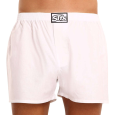  Fehér férfi klasszikus boxeralsó Styx klasszikus gumi (A1061) L