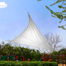  Fehér Háromszög Napvitorla kerti bútor