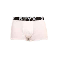  Fehér long férfi boxeralsó Styx sport gumi (G1061) XXL