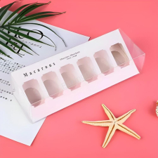 Fehér macaron doboz tetővel 6 részes-10 darab sütés és főzés