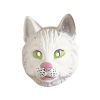  Fehér macska maszk