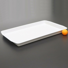 Fehér műanyag tálca 43.5x29.5 cm konyhai eszköz