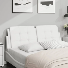  fehér műbőr fejtámla párna 120 cm lakástextília