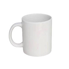 Fehér porcelán bögre, 330 ml-es dekorációs kellék