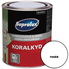  FEHÉR - SUPRALUX KORALKYD KORRÓZIÓGÁTLÓ ALAPOZÓ - 0,75 L alapozófesték