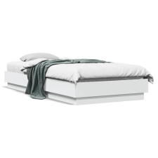 fehér szerelt fa ágykeret 90 x 200 cm ágy és ágykellék