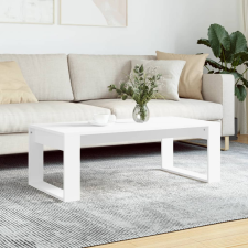  fehér szerelt fa dohányzóasztal 102 x 50 x 35 cm bútor