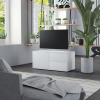  Fehér szerelt fa TV-szekrény 80 x 34 x 36 cm