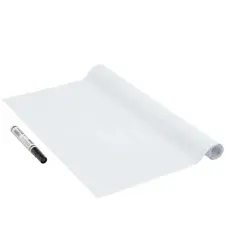  Fehér táblafólia (WHITEBOARD) + 1 Táblafilc 45cm x 1,5m tapéta, díszléc és más dekoráció