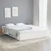  fehér tömör fa ágykeret 180 x 200 cm (6FT Super King)