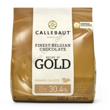 Fehércsokoládé karamellel 400 g Callebaut Gold csokoládé és édesség