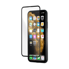 FeiFan iPhone 12/ 12 Pro teljes felületen tapadó üvegfólia - Fekete mobiltelefon kellék