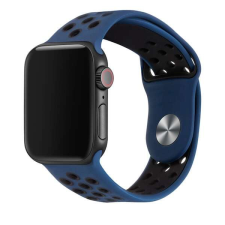 FeiFan sport szilikon óraszíj Apple Watch órához 38/40/41 mm - S.kék-fekete okosóra kellék