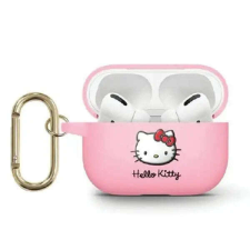 Fejhallgató védőburkolat, Hello Kitty, kompatibilis az Airpods 3-mal, szilikon, 3D, rózsaszín fülhallgató, fejhallgató tok