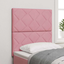  Fejtámla fejtámlával Rózsaszín 80 cm Bársony ágy és ágykellék