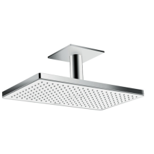 Fejzuhany Hansgrohe Rainmaker Select négyzet vakolat alatti rész nélkül fehér / króm 24002400 csaptelep