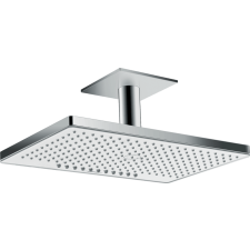 Fejzuhany Hansgrohe Rainmaker Select négyzet vakolat alatti rész nélkül fehér / króm 24004400 csaptelep