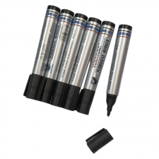  FEKETE ALKOHOLOS FILC, MARKER KÉSZLET - 6 DB filctoll, marker