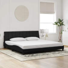  fekete bársony ágykeret matrac nélkül 200 x 200 cm ágy és ágykellék