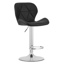  Fekete bárszék WEST ökobőrből bútor