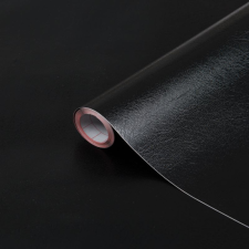  Fekete bőrhatású öntapadós tapéta 45cmx15m tapéta, díszléc és más dekoráció