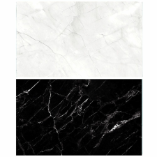  Fekete-Fehér Márvány Mintázott termékfotó háttér kétoldalas PVC háttér 57x87cm háttérkarton