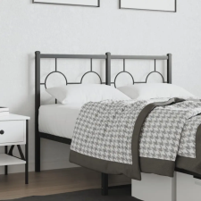  fekete fém fejtámla 120 cm ágy és ágykellék