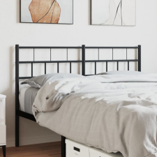  fekete fém fejtámla 135 cm ágy és ágykellék