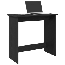 fekete forgácslap íróasztal 80 x 40 x 75 cm íróasztal
