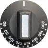  FEKETE GOMB ø 50 mm 60-200°C