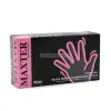  Fekete gumikesztyű - MAXTER nitril púdermentes vizsgálókesztyű 3,6g - XL 100db