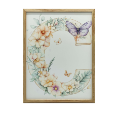 FEKETE KERETBEN 70X100 CM FALI PLAKÁT C LEPKEKKEL grafika, keretezett kép