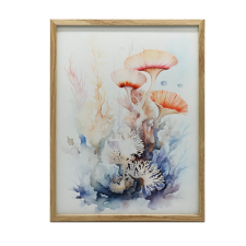 FEKETE KERETES FALI PLAKÁT AZ ÓCEÁN TÁJ ELEGANCE 30x40 grafika, keretezett kép