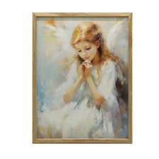 FEKETE KERETES FALI PLAKÁT BARÁZÓ MENNYI ŐRZŐ 70x100 CM grafika, keretezett kép