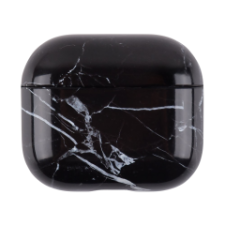Fekete márvány tok Airpods 3. generáció fülhallgató, fejhallgató tok