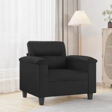  fekete műbőr kanapéfotel 60 cm bútor