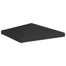Fekete pavilon-tetőponyva 270 g/m² 3 x 3 m kerti bútor
