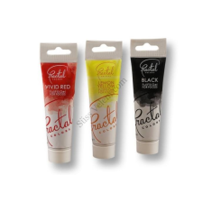  Fekete, piros és sárga 3 részes ételfesték gél készlet sütés és főzés