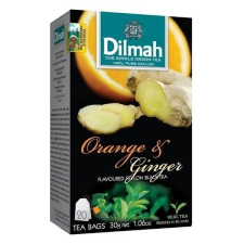  Fekete tea DILMAH Orange &amp; Ginger 20 filter/doboz tea