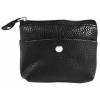  Fekete valódi bőr kulcstartó szütyőke II.