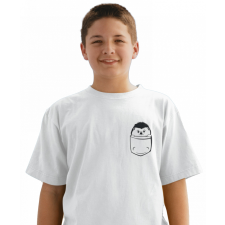  Fekete vonalas zseb állat (Süni) - Gyerek Póló gyerek póló