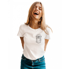  Fekete vonalas zseb állatok - Női Póló női póló