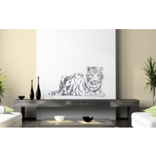  Fekvő tigris falmatrica tapéta, díszléc és más dekoráció